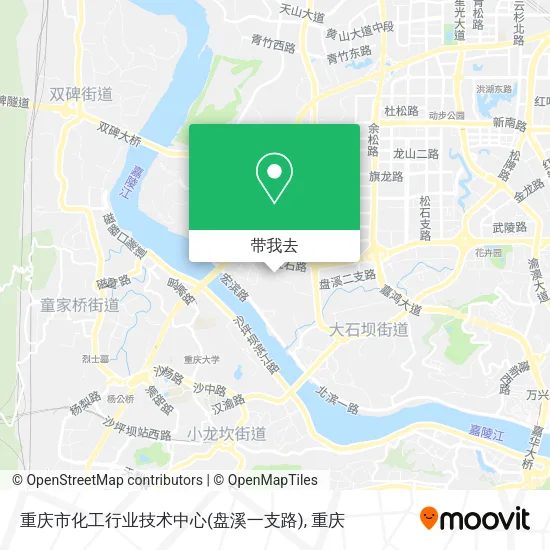 重庆市化工行业技术中心(盘溪一支路)地图
