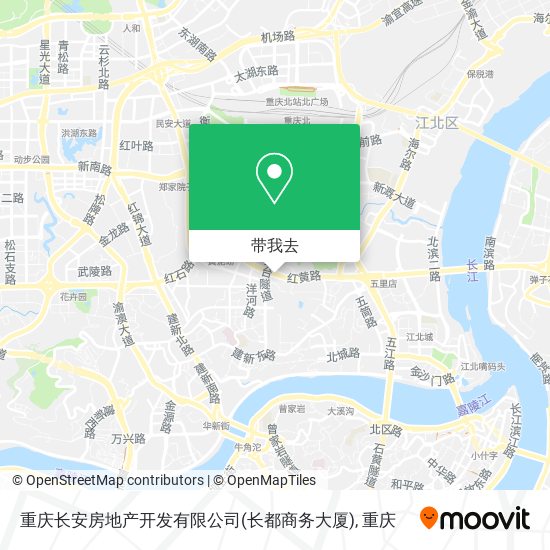 重庆长安房地产开发有限公司(长都商务大厦)地图