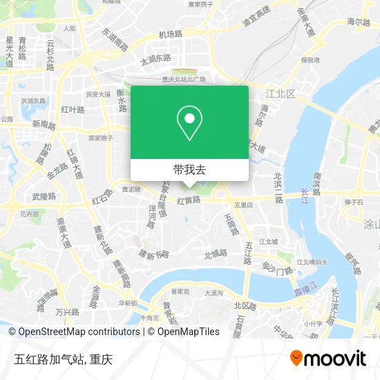 五红路加气站地图