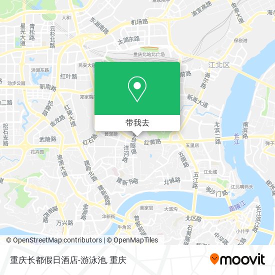 重庆长都假日酒店-游泳池地图