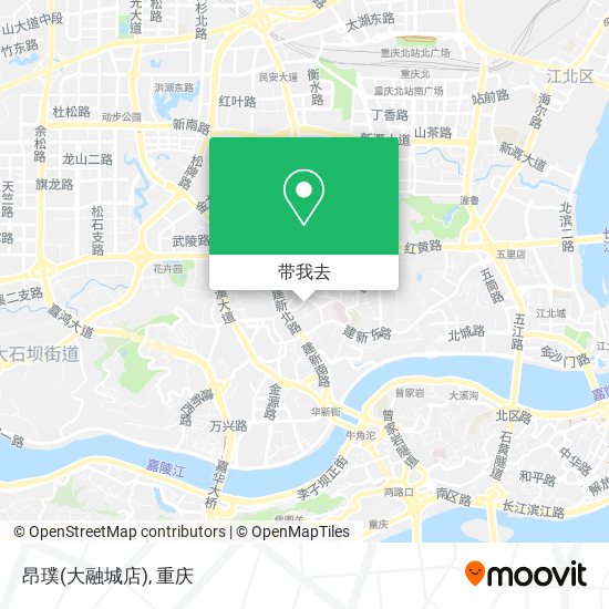 昂璞(大融城店)地图