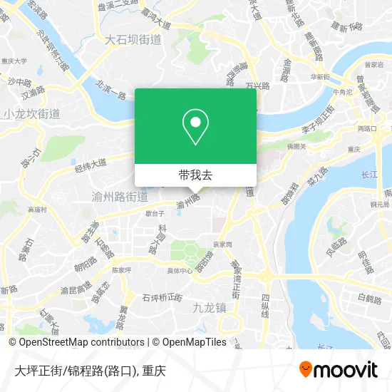 大坪正街/锦程路(路口)地图