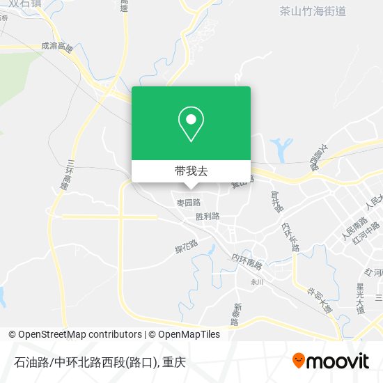 石油路/中环北路西段(路口)地图