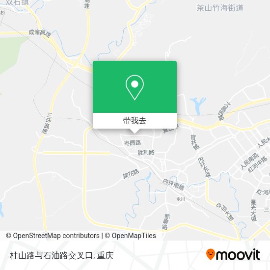 桂山路与石油路交叉口地图