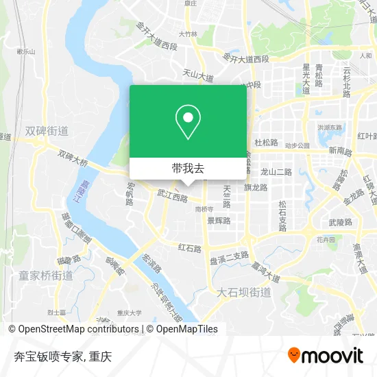 奔宝钣喷专家地图