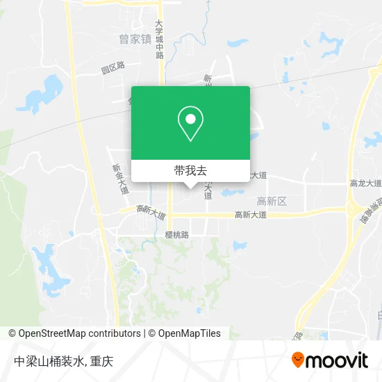 中梁山桶装水地图