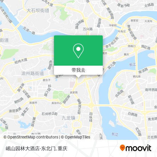 岷山园林大酒店-东北门地图