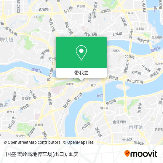 国盛·宏岭高地停车场(出口)地图
