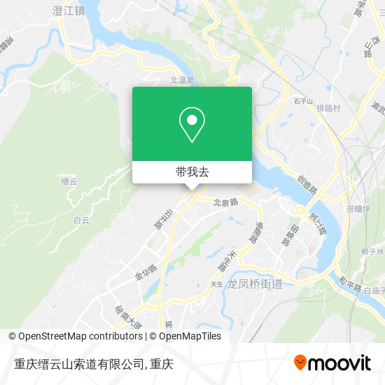重庆缙云山索道有限公司地图