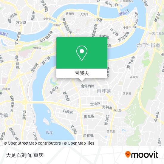 大足石刻面地图