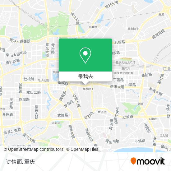 讲情面地图