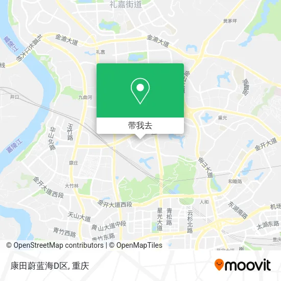 康田蔚蓝海D区地图