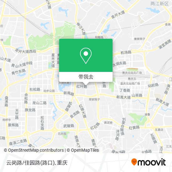 云岗路/佳园路(路口)地图