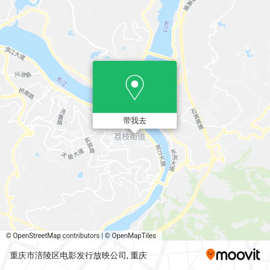 重庆市涪陵区电影发行放映公司地图