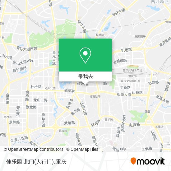 佳乐园-北门(人行门)地图