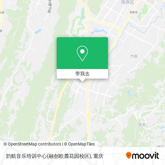 韵航音乐培训中心(融创欧麓花园校区)地图