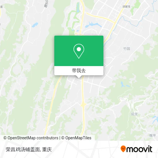 荣昌鸡汤铺盖面地图