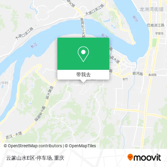 云篆山水E区-停车场地图