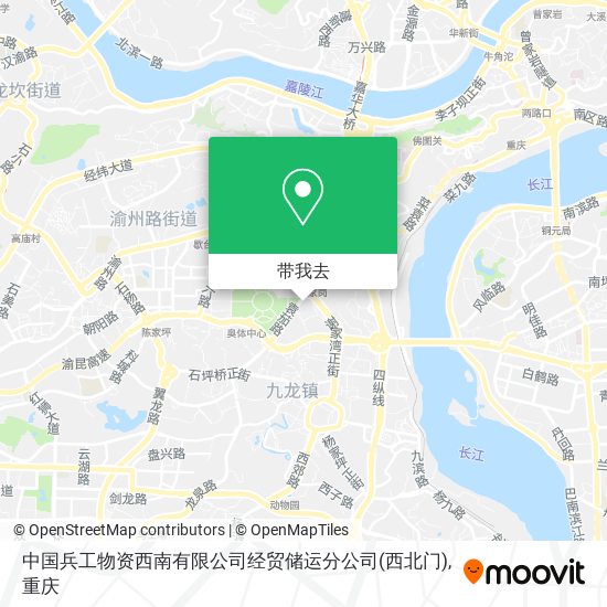 中国兵工物资西南有限公司经贸储运分公司(西北门)地图