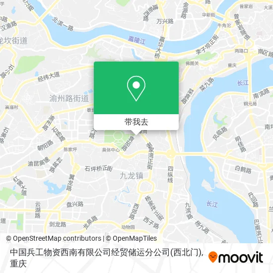 中国兵工物资西南有限公司经贸储运分公司(西北门)地图