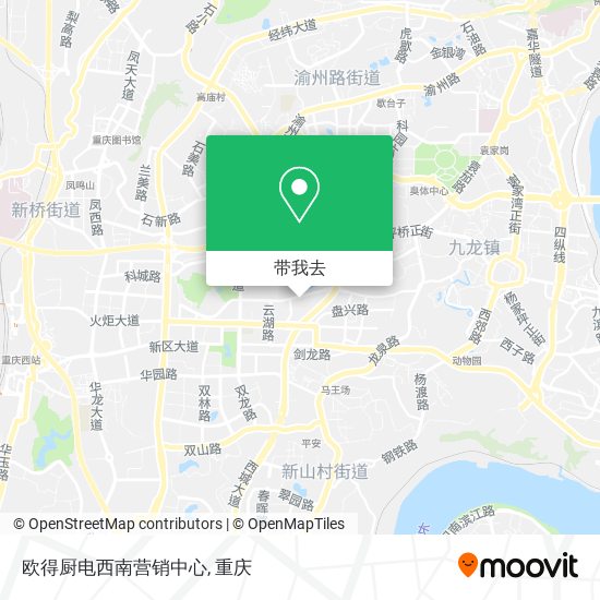 欧得厨电西南营销中心地图