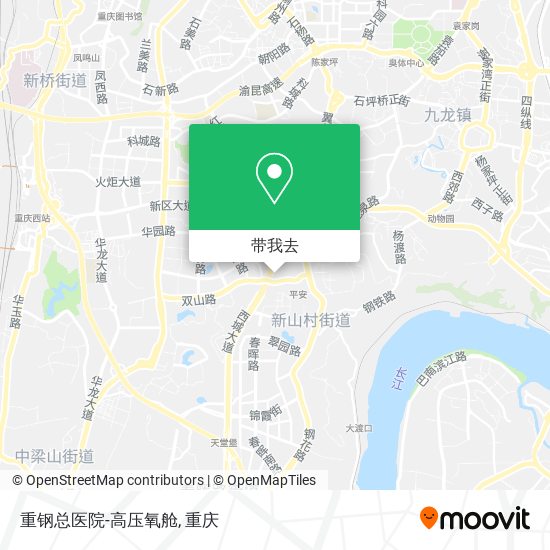 重钢总医院-高压氧舱地图
