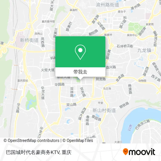 巴国城时代名豪商务KTV地图