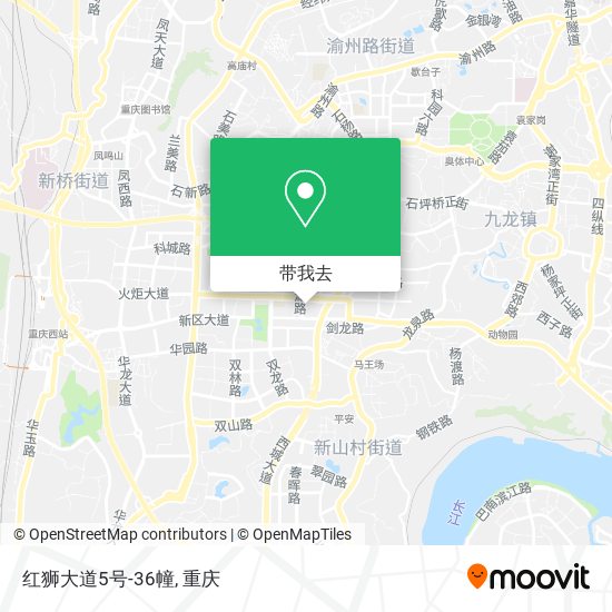 红狮大道5号-36幢地图