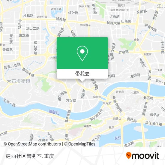 建西社区警务室地图