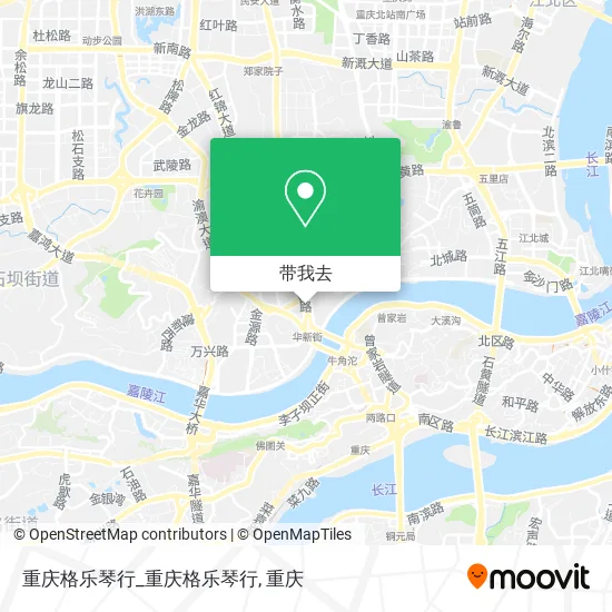 重庆格乐琴行_重庆格乐琴行地图
