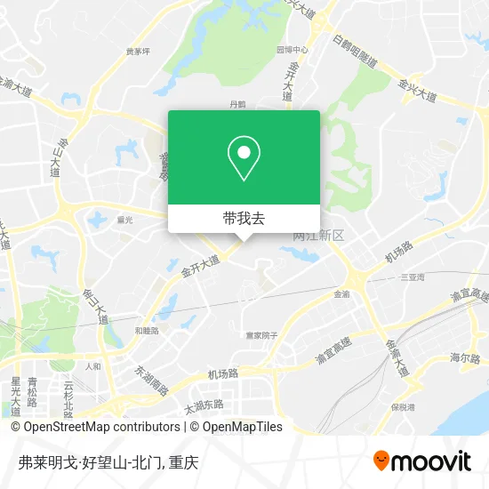 弗莱明戈·好望山-北门地图