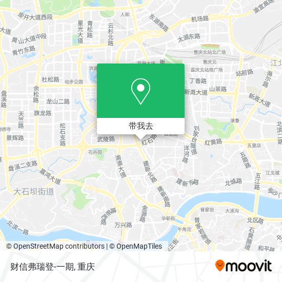 财信弗瑞登-一期地图