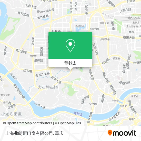 上海弗朗斯门窗有限公司地图