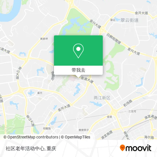 社区老年活动中心地图