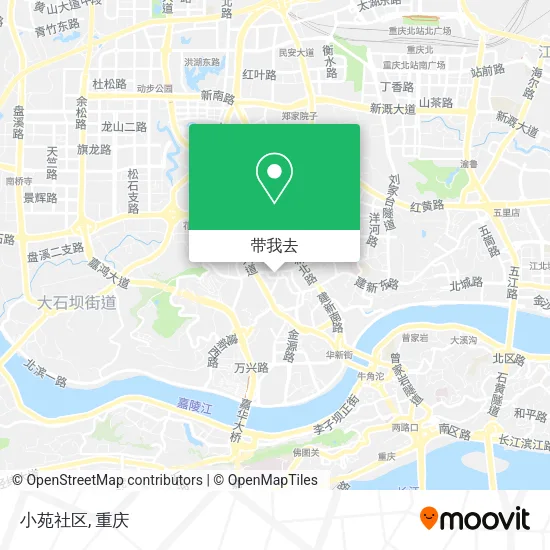 小苑社区地图
