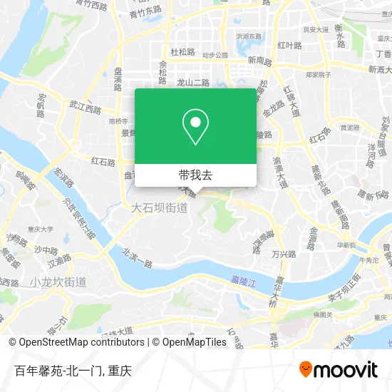 百年馨苑-北一门地图