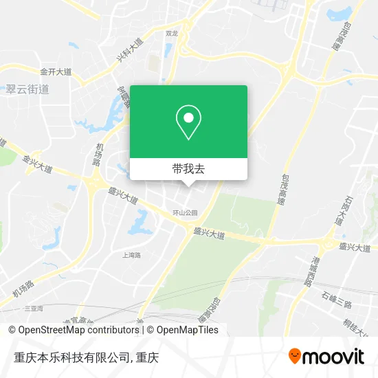 重庆本乐科技有限公司地图