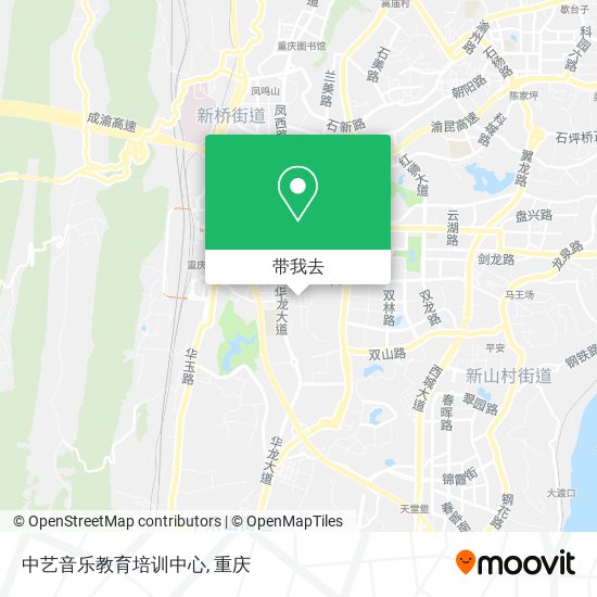 中艺音乐教育培训中心地图
