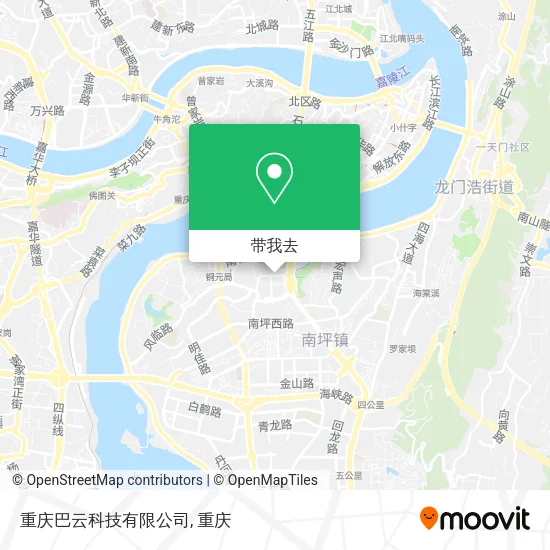 重庆巴云科技有限公司地图