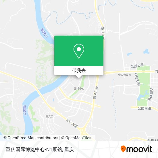 重庆国际博览中心-N1展馆地图