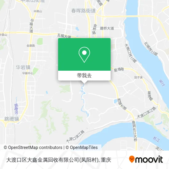 大渡口区大鑫金属回收有限公司(凤阳村)地图