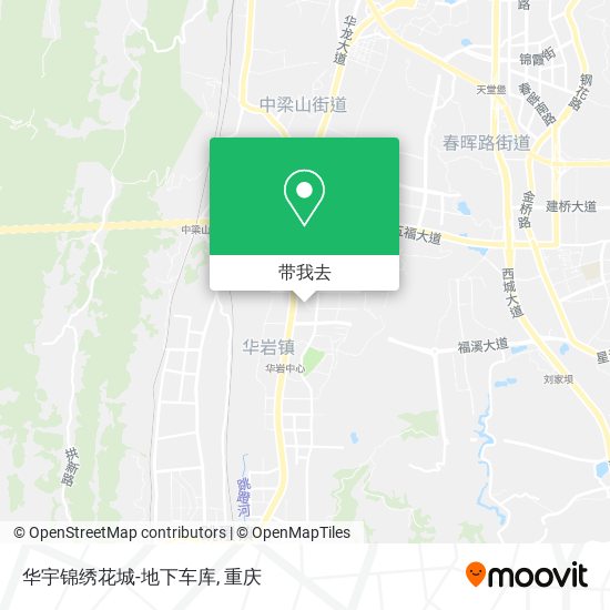 华宇锦绣花城-地下车库地图