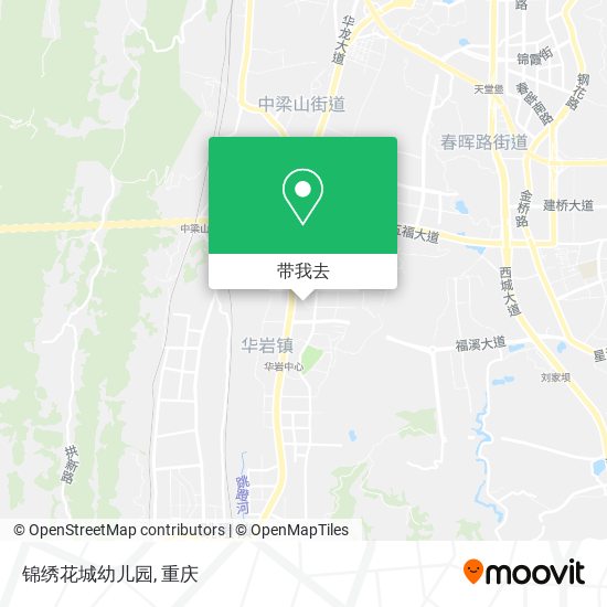 锦绣花城幼儿园地图