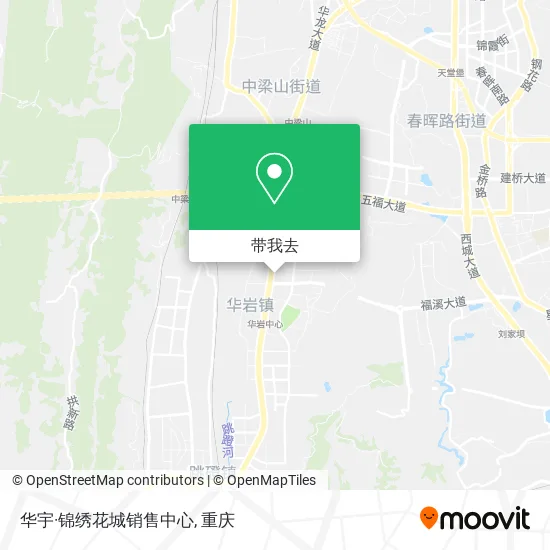 华宇·锦绣花城销售中心地图