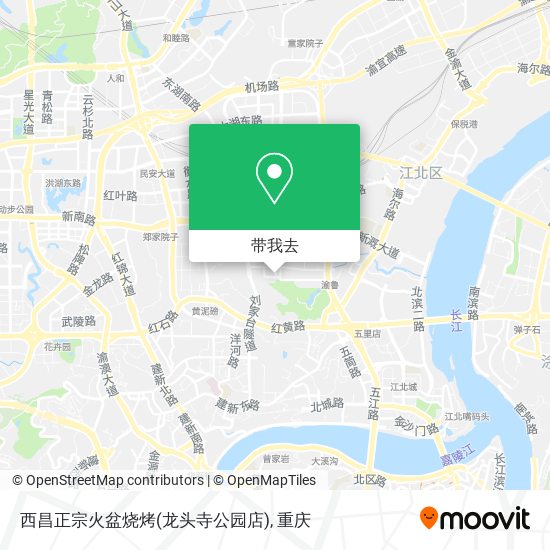 西昌正宗火盆烧烤(龙头寺公园店)地图