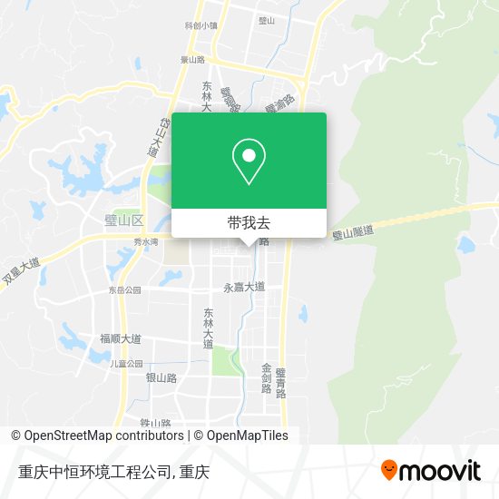 重庆中恒环境工程公司地图