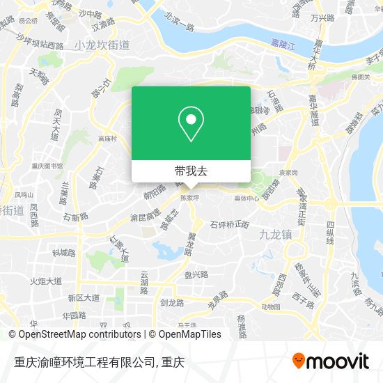 重庆渝瞳环境工程有限公司地图