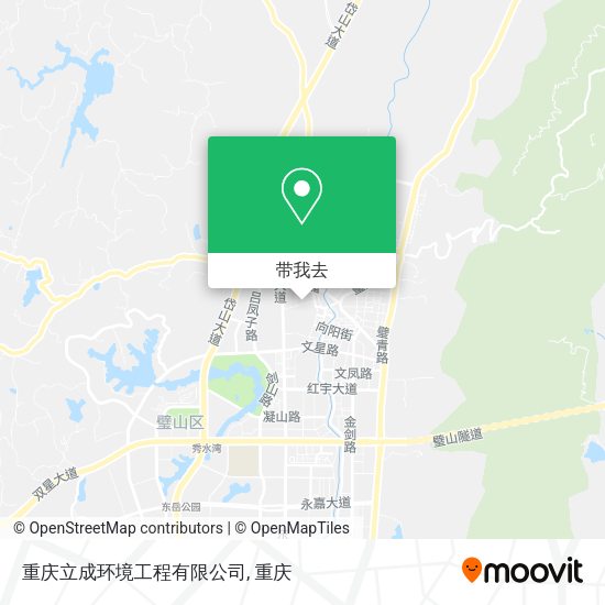 重庆立成环境工程有限公司地图