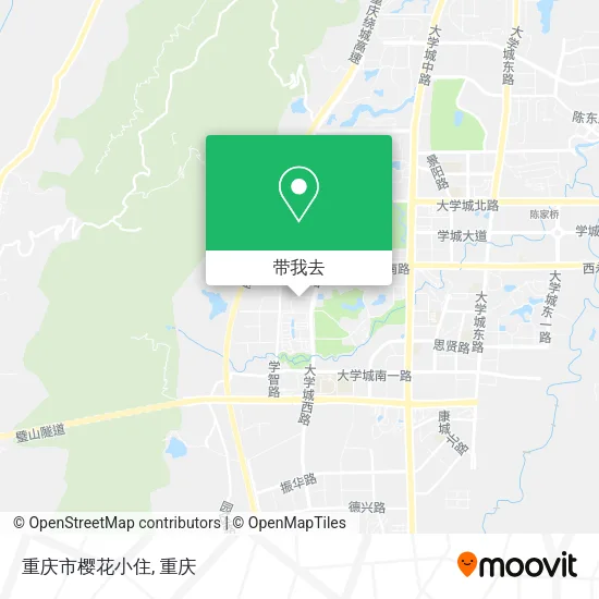 重庆市樱花小住地图