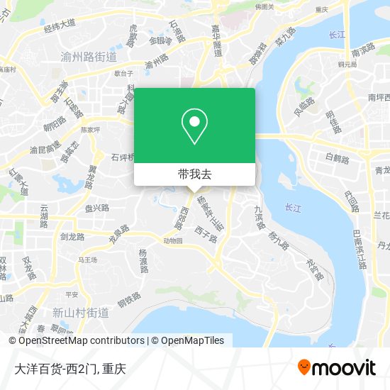大洋百货-西2门地图